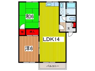 ボン・ドヌ－ルＢ棟の物件間取画像